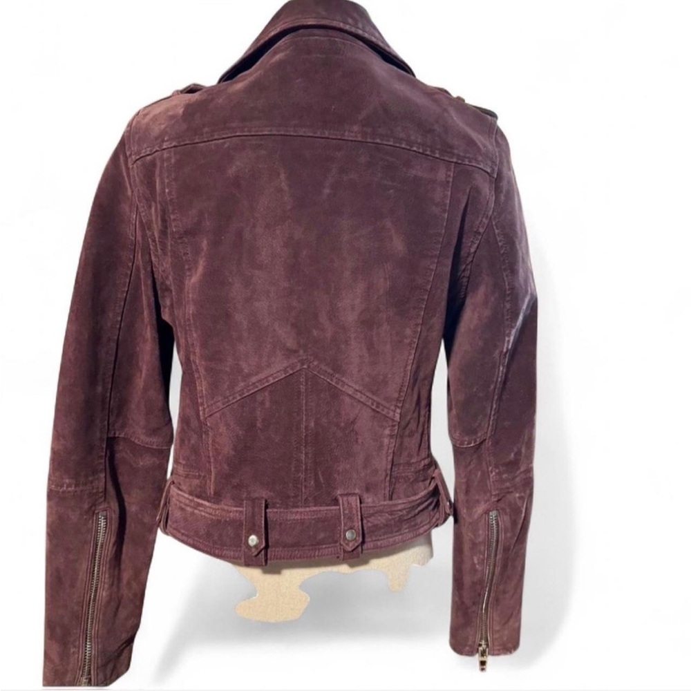 Blank NYC burgundy leather jacket - Picture 5 of 13